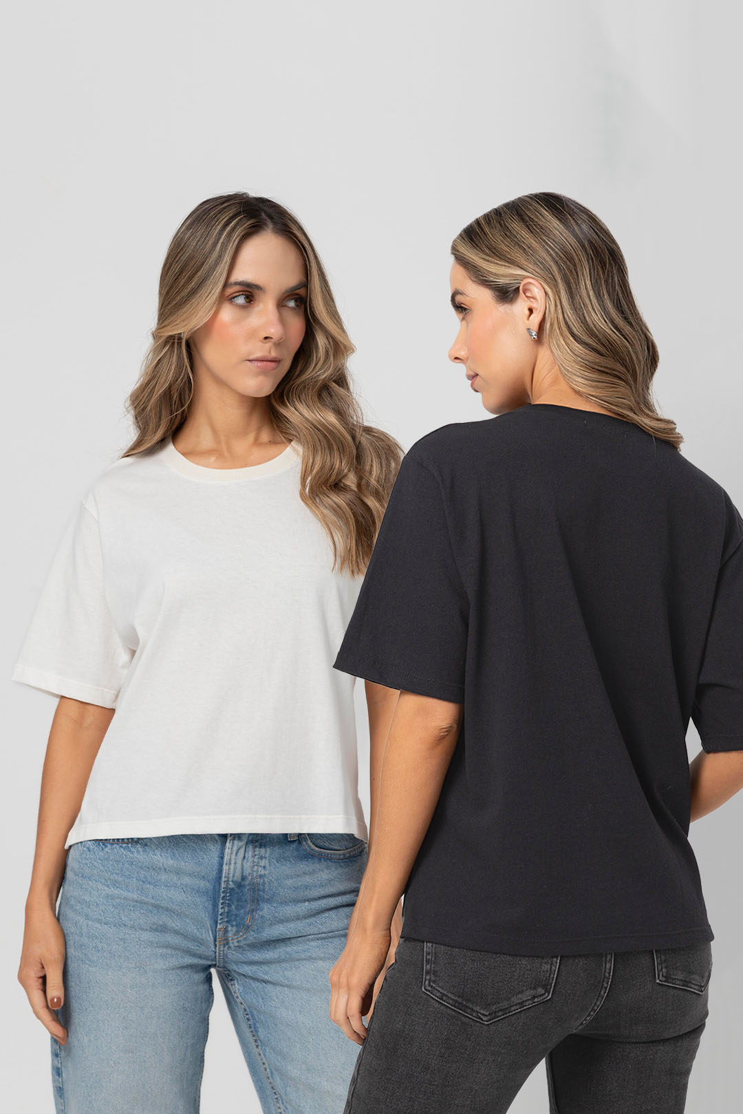 2 Pack Camiseta Boxy