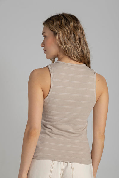 Camisa Alessia Kaki Rayas
