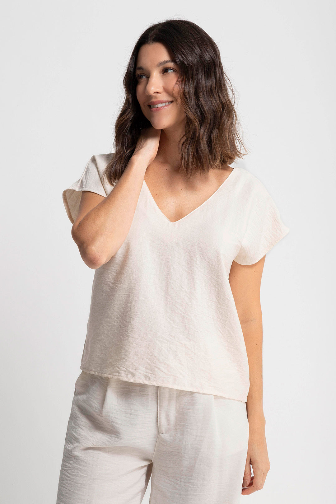 Camisa Ares Marfil