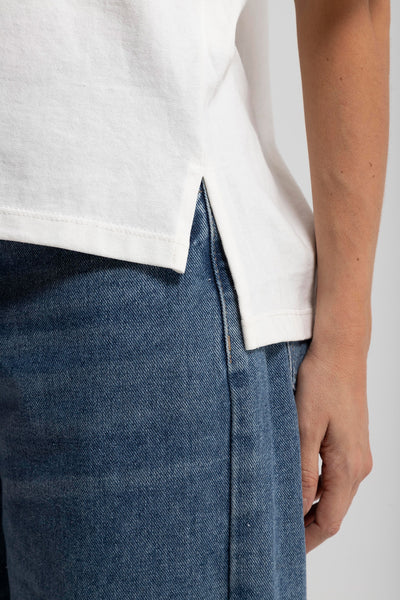 Camiseta Boxy Marfil