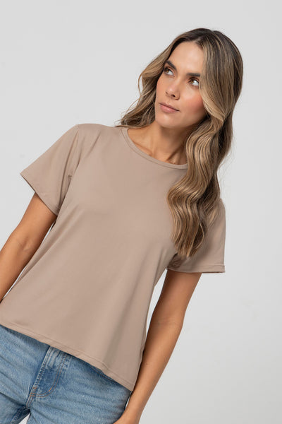 Camiseta Rita Beige