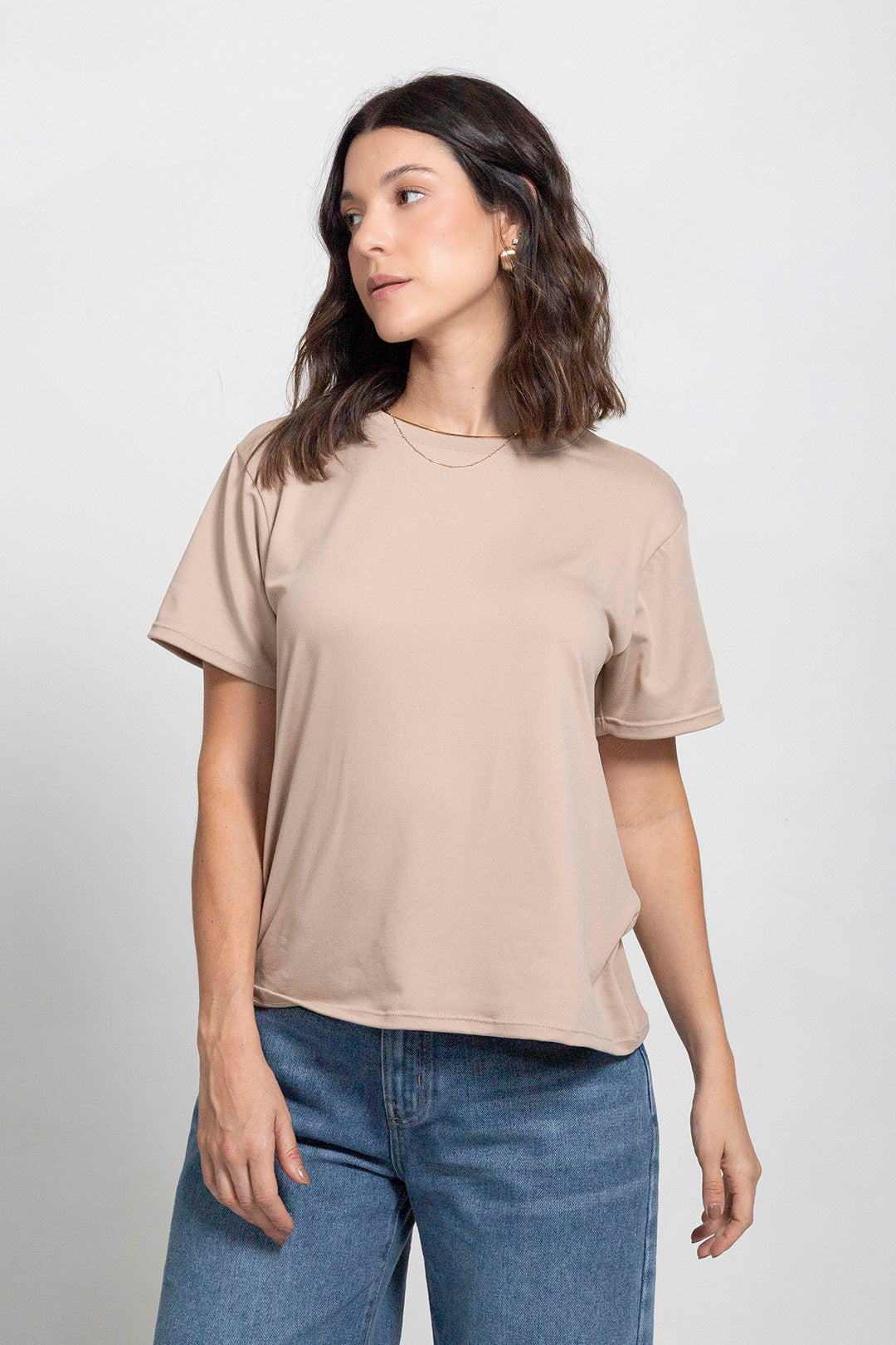 Camiseta Rita Beige
