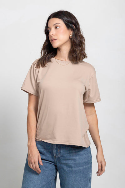 Camiseta Rita Beige