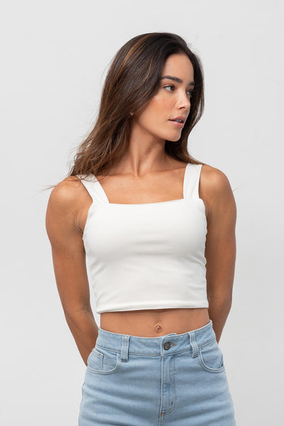 Croptop Lirio Marfil