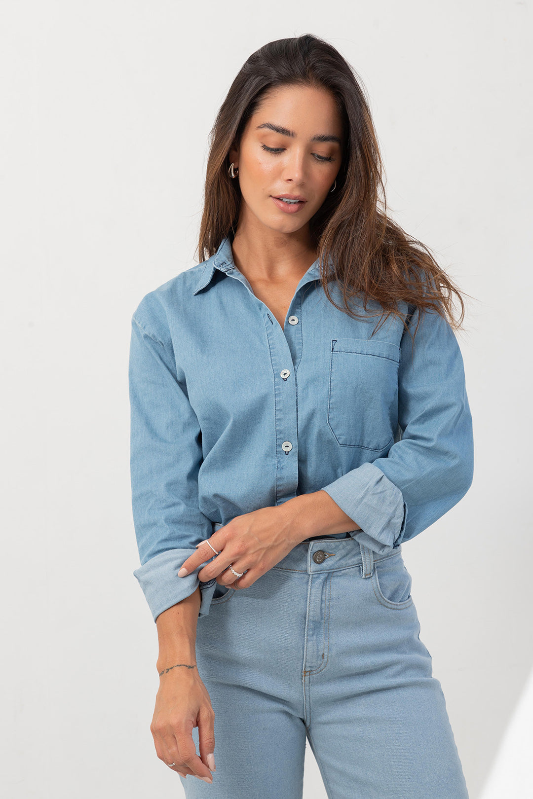 Camisa Chambray