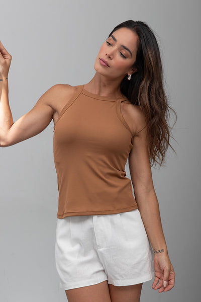 Camisa Francesca Camel