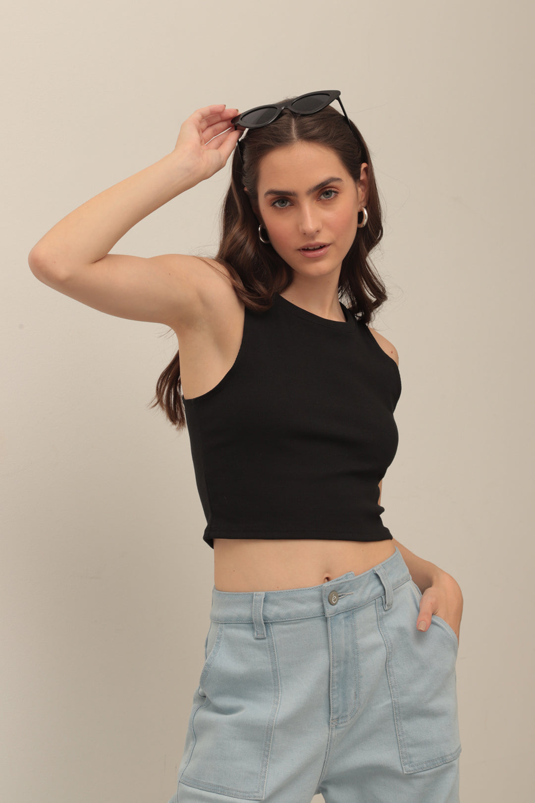 Croptop Susana Negro