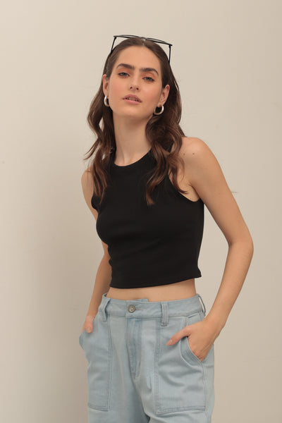 Croptop Susana Negro