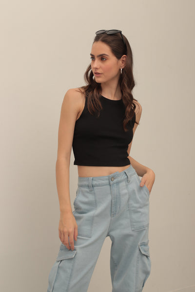 Croptop Susana Negro