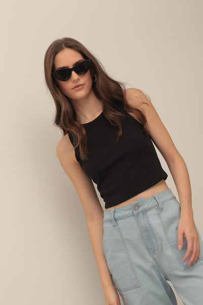 Croptop Susana Negro