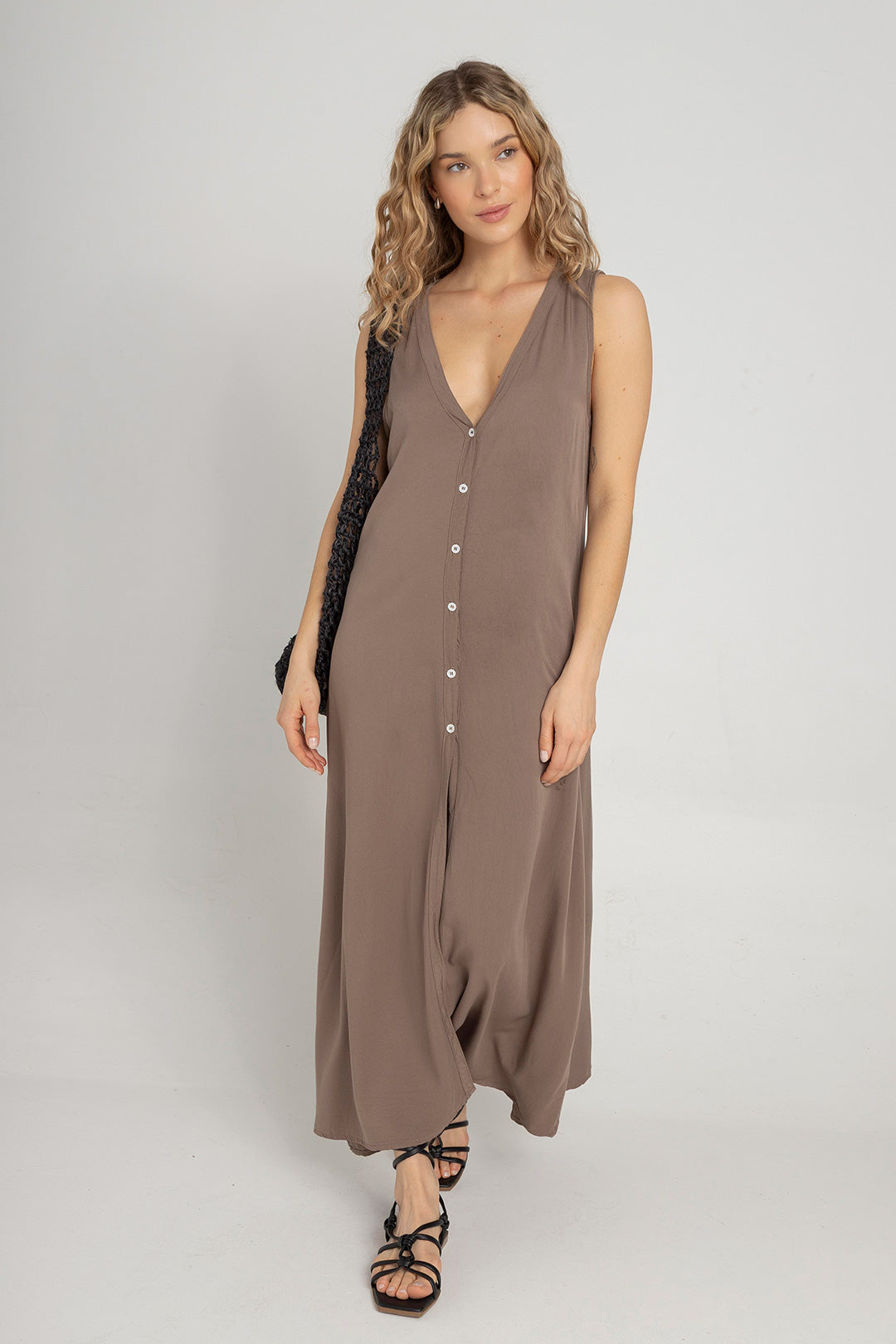 Vestido Sara Taupe