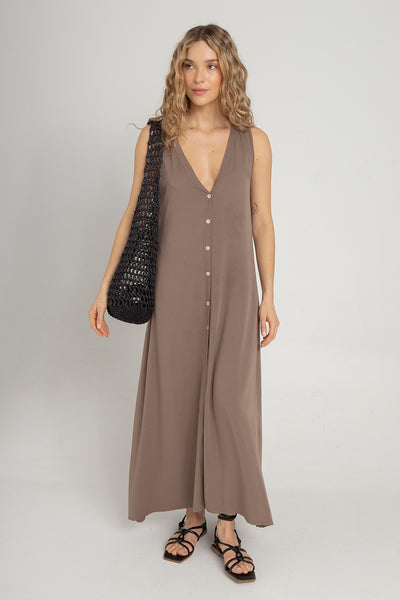 Vestido Sara Taupe