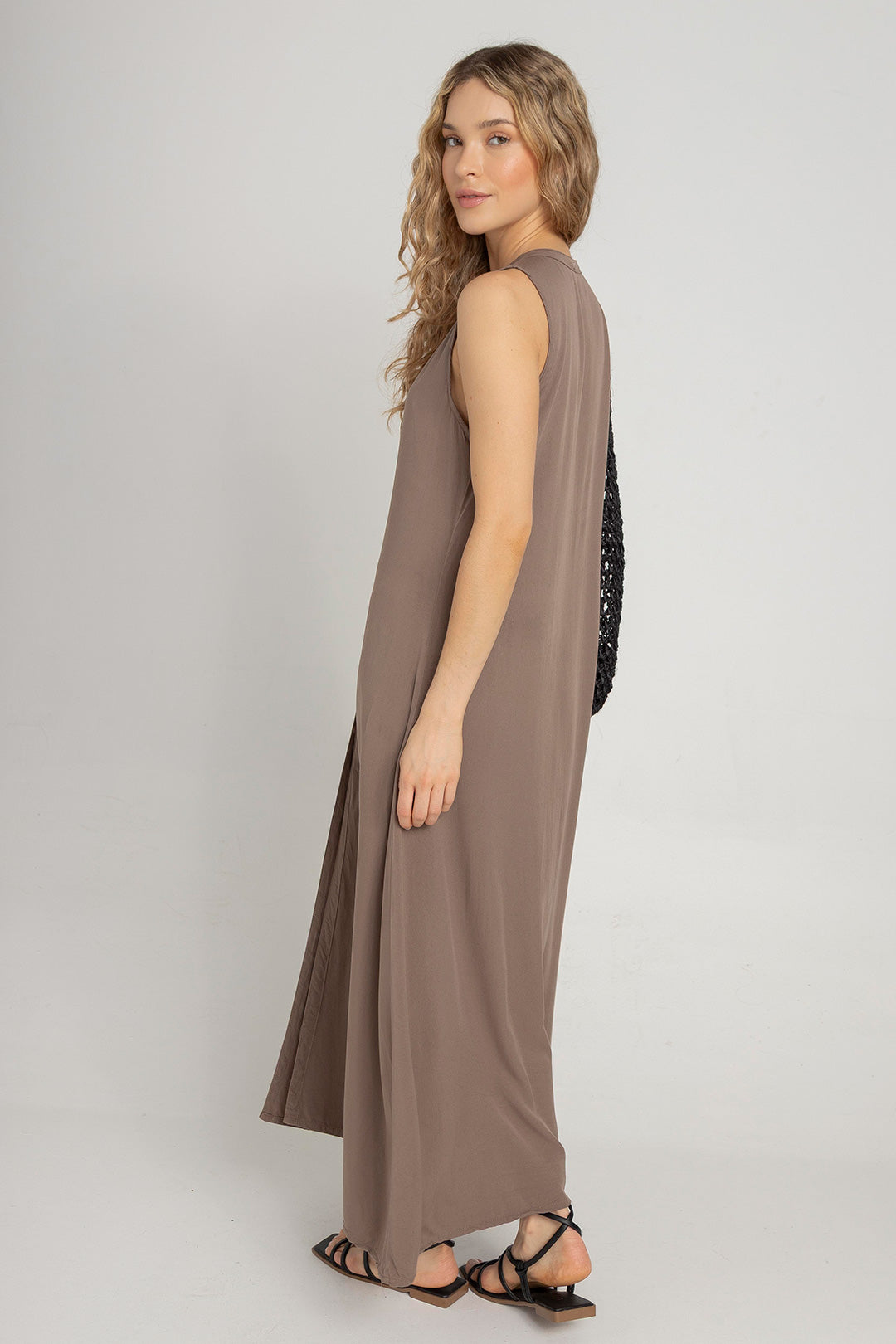 Vestido Sara Taupe